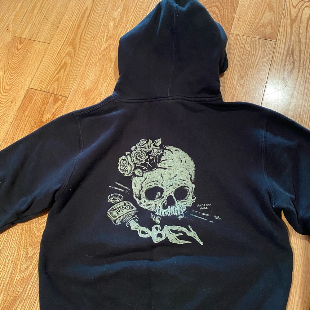 Obey Hoodie with Skull - Arts Not Dead 💀
